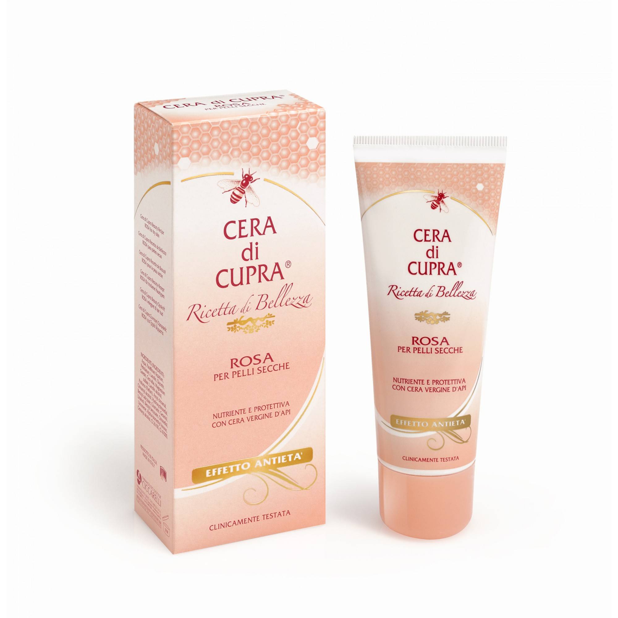 Cera di Cupra Crema Rosa per Pelli Secche