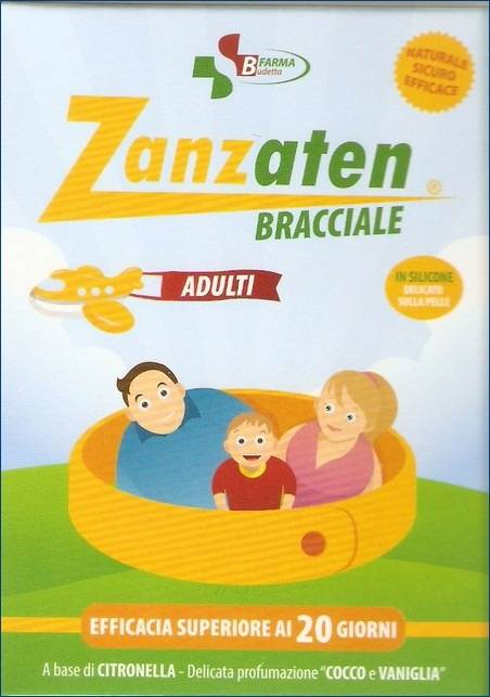 Zanzaten Bracciale Anti Puntura Zanzare per Adulti