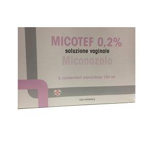 Micotef 0.2% Soluzione Vaginale 5 lavande vaginali