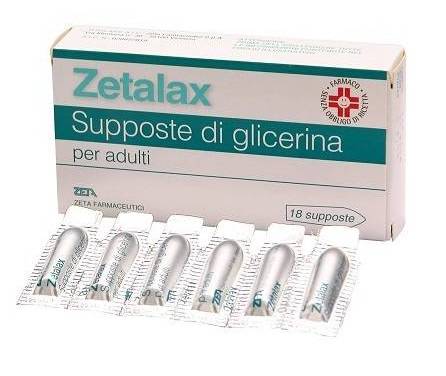 Zetalax Supposte di Glicerina per Adulti