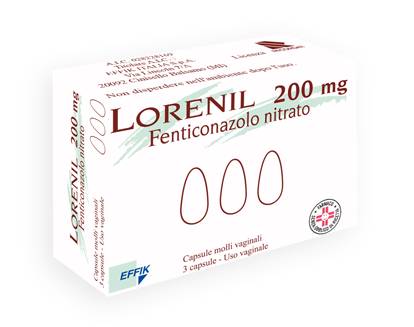 Lorenil 200 mg per il benessere vaginale 3 Capsule Molli Vaginali