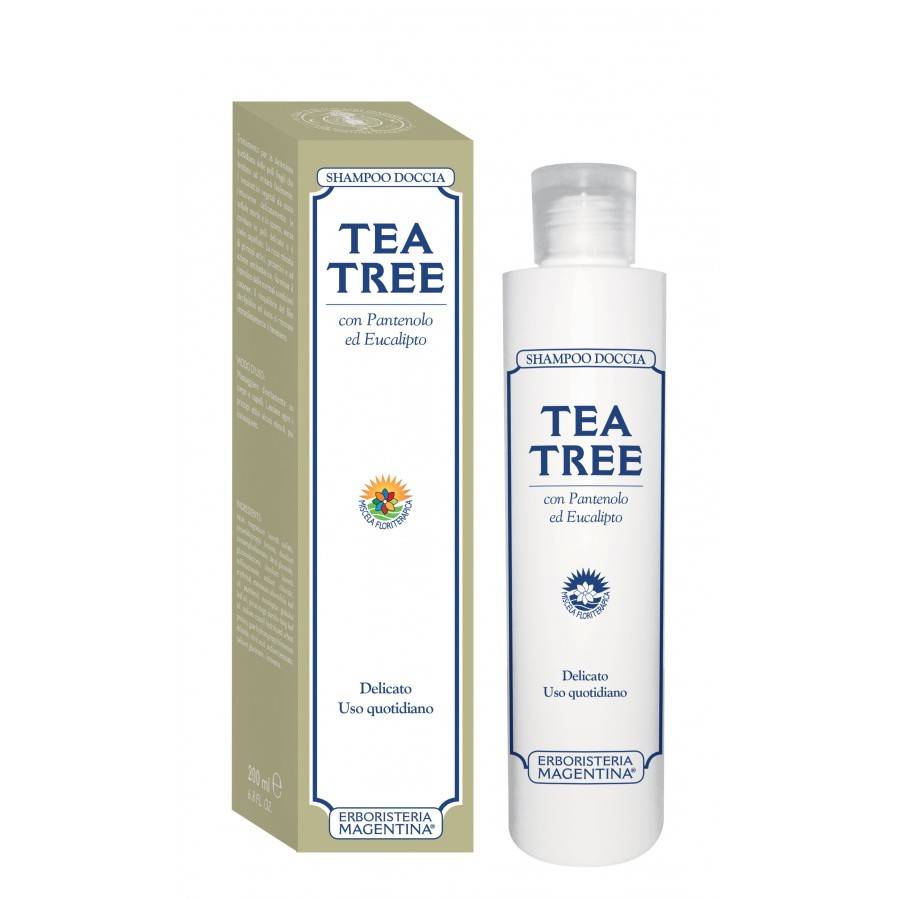 Erboristeria Magentina Tea Tree Shampoo Doccia Ultra Delicato 200 ml