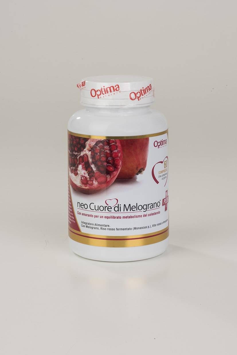 Optima Naturals Neo Cuore di Melograno Plus Integratore per il Colesterolo 60 compresse