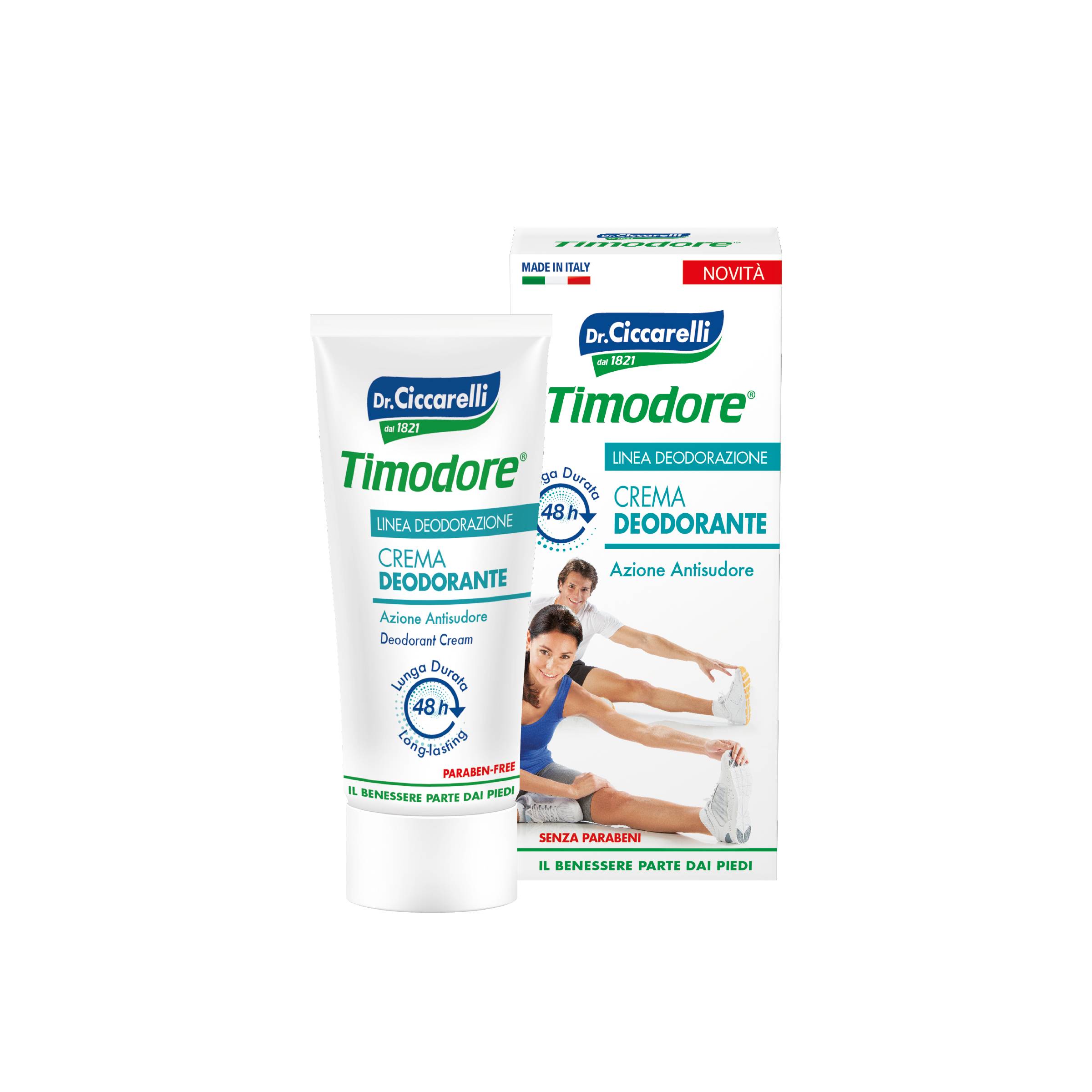 Dr Ciccarelli Timodore Crema Deodorante 48h per Piedi