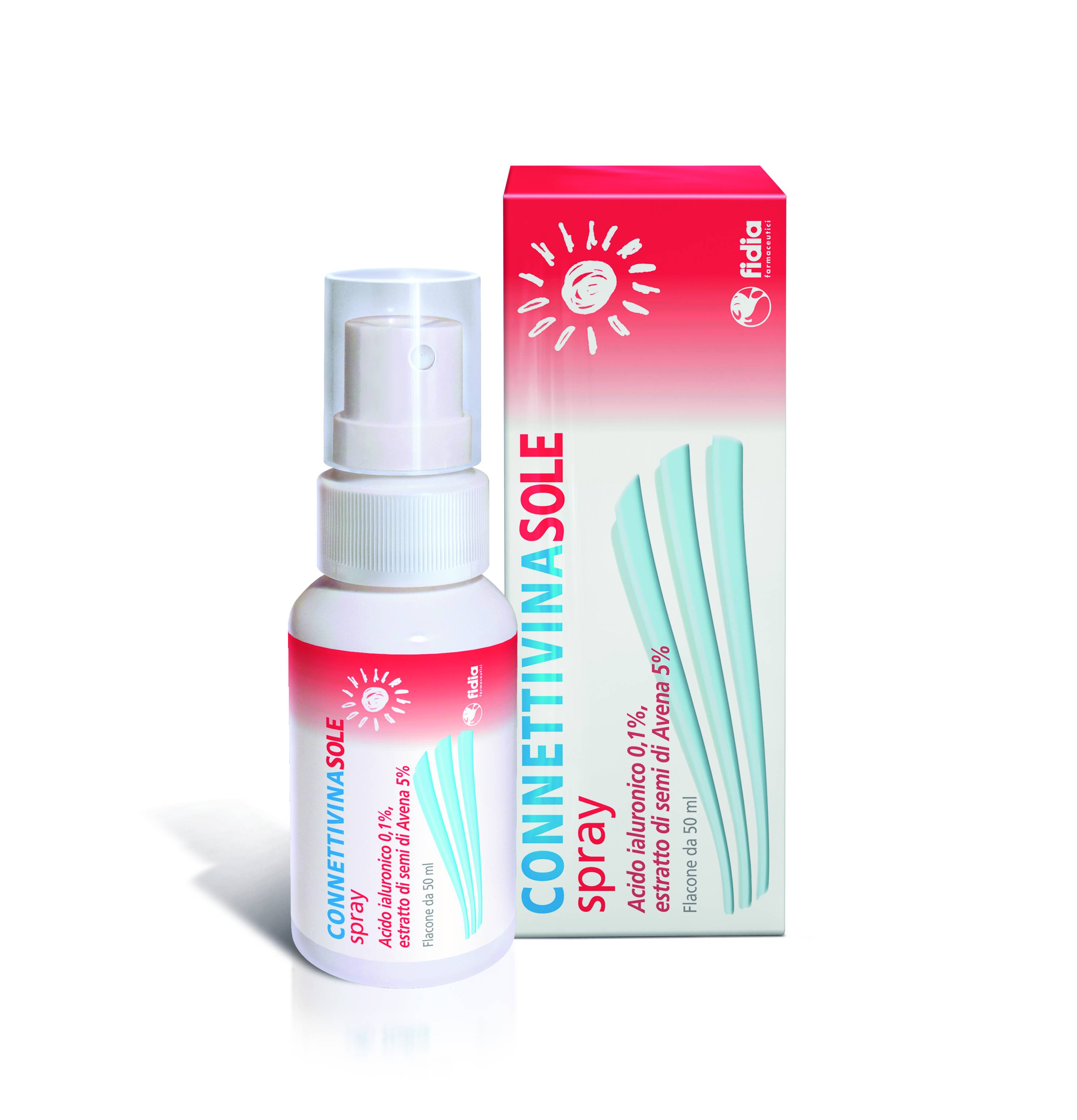 Connettivina Sole Spray per scottature ed eritemi solari 50 ml