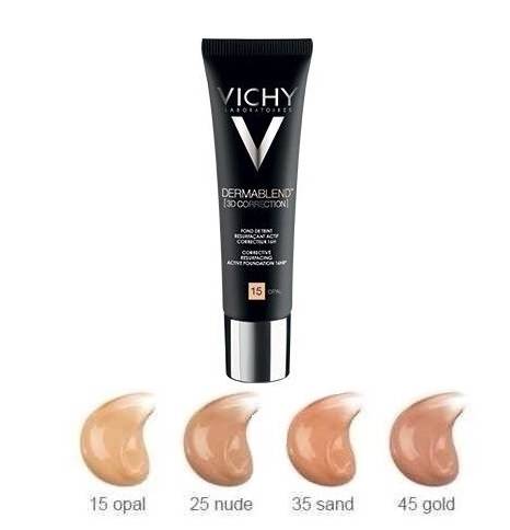 Vichy Dermablend Coverflow 3D Correction Fondotinta 30 ml - Colore: 45 - Gold