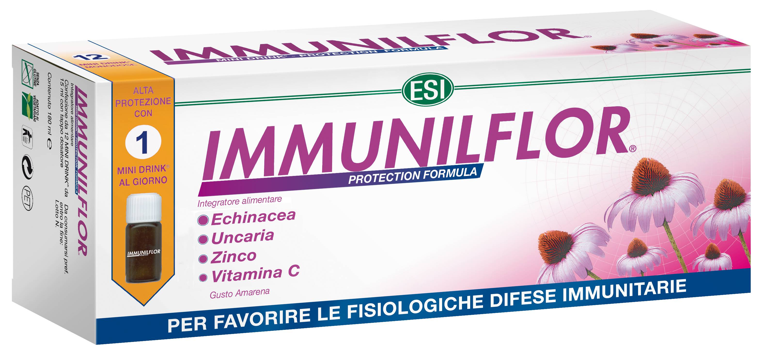 ESI Immunilflor Mini Drink Integratore per le Difese Immunitarie