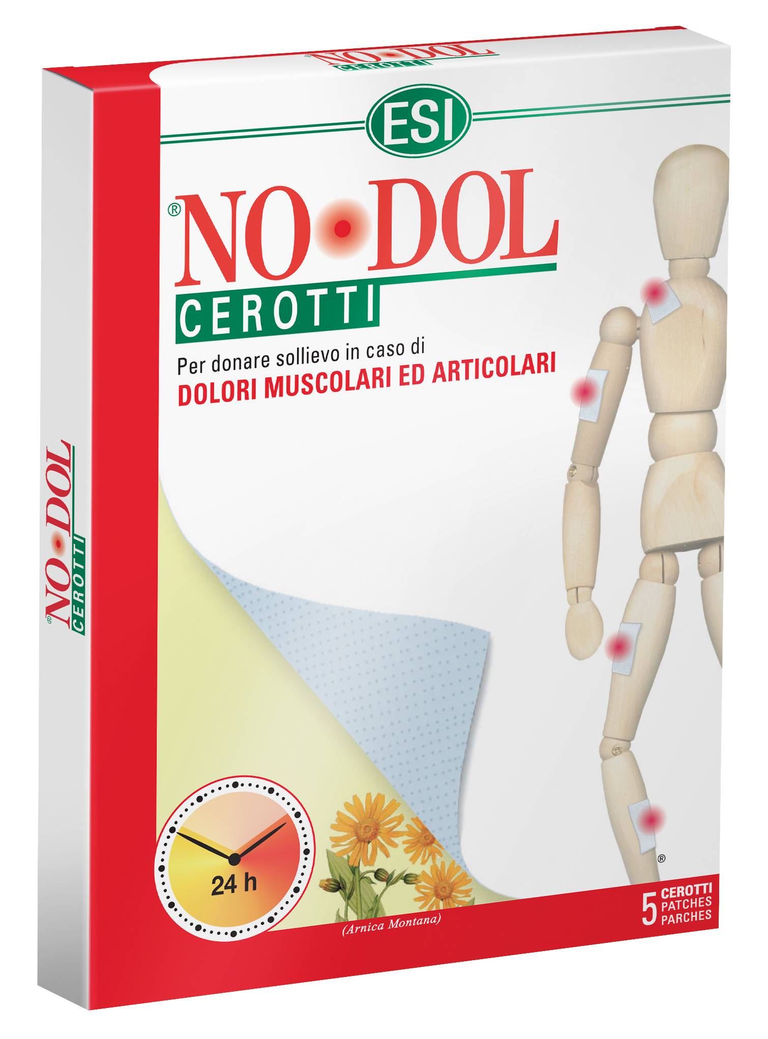 ESI No Dol Cerotti per Dolori Muscolari 10 pezzi