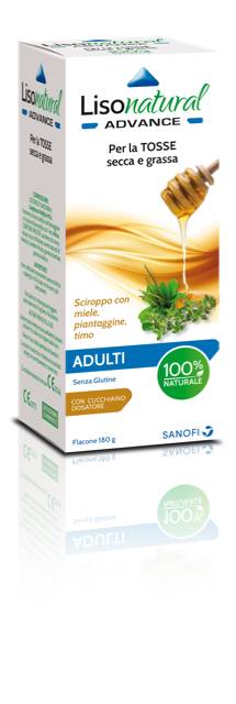Lisonatural Advance Sciroppo per Tosse Secca e Grassa Adulti