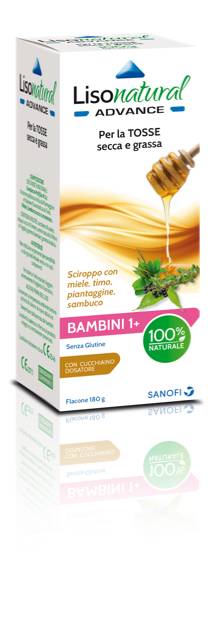 Lisonatural Advanced Sciroppo per la Tosse Secca e Grassa Bambini
