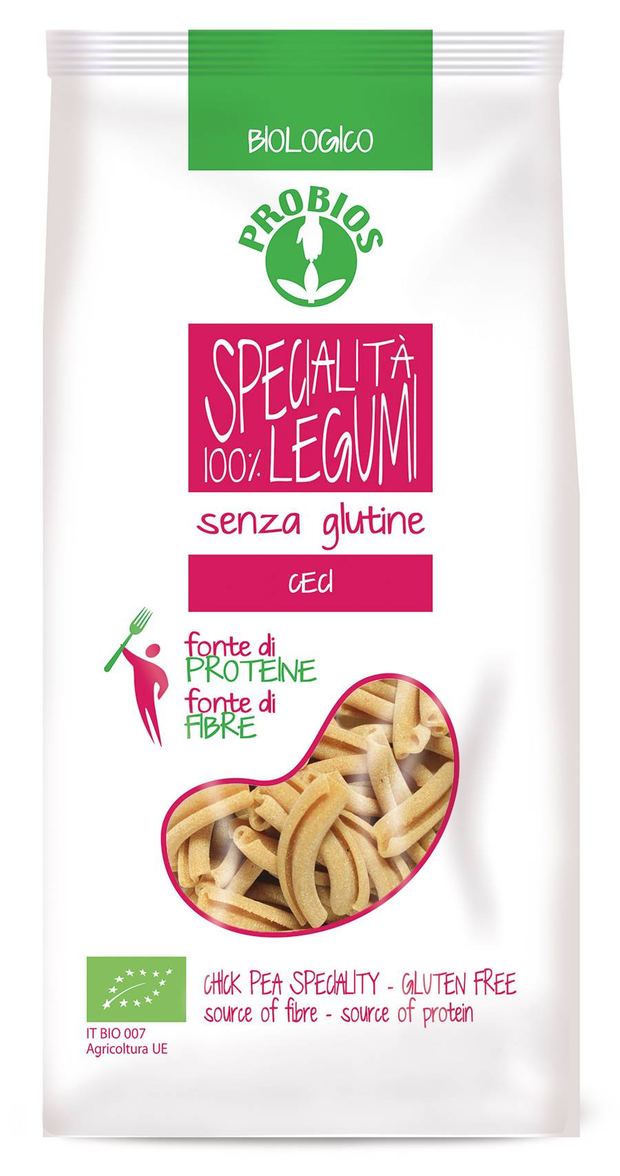 Probios Caserecce 100% Ceci Senza Glutine Bio