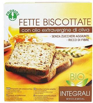 Probios Fette Biscottate Integrali senza zuccheri aggiunti 270 g