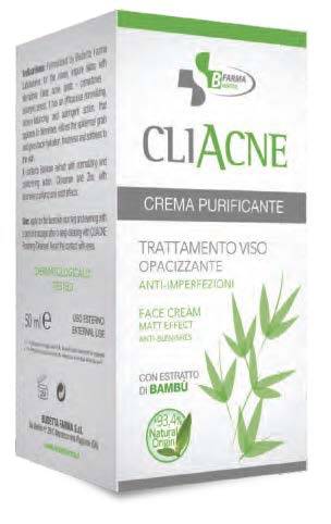 Cliacne Crema Trattamento Viso Opacizzante per Acne