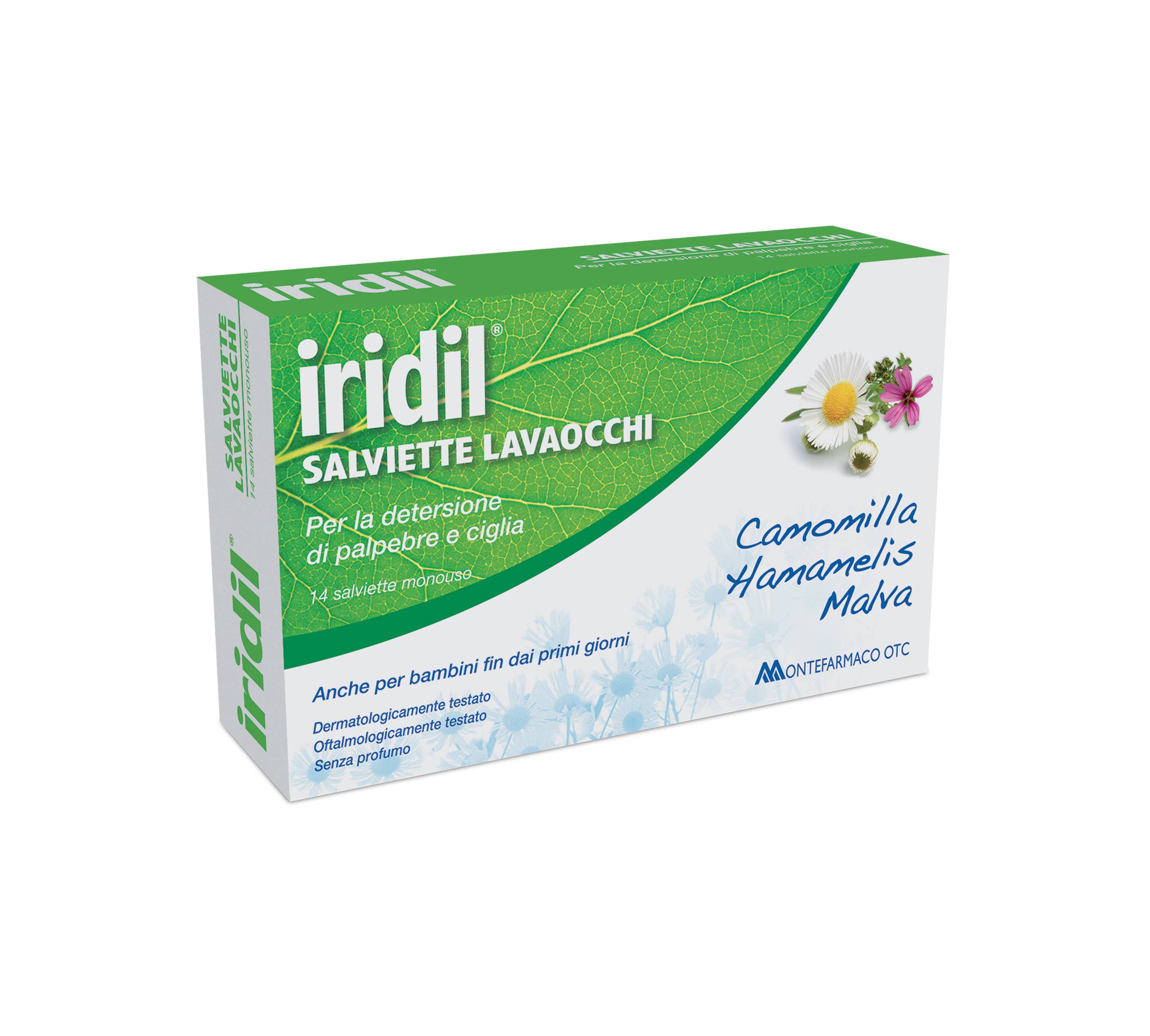 Montefarmaco Iridil Lavaocchi Salviettine Monouso
