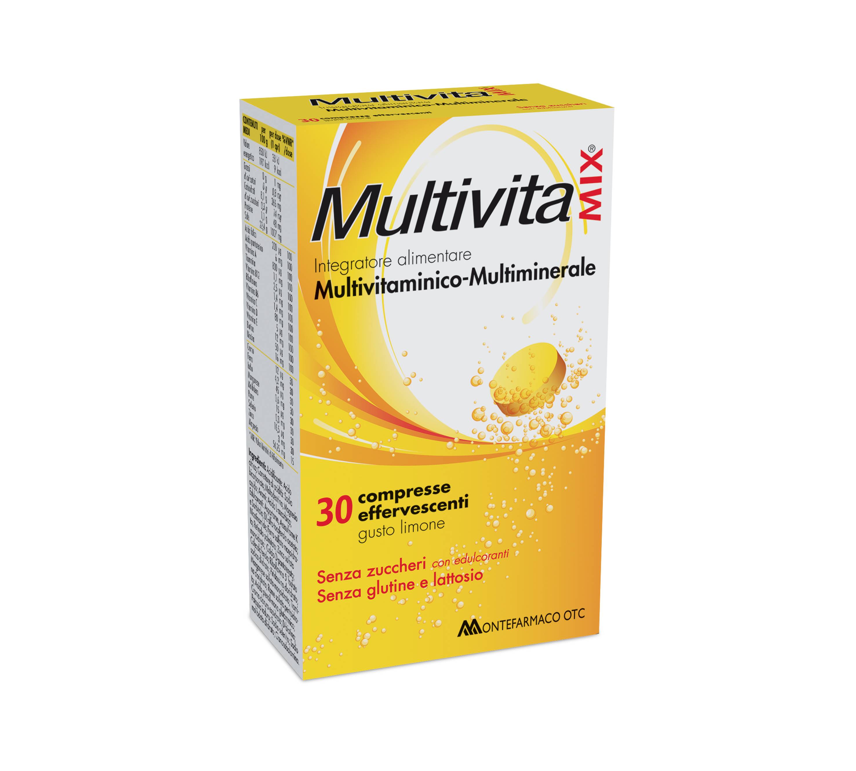 Montefarmaco Multivitamix Effervescente Integratore Multivitaminico