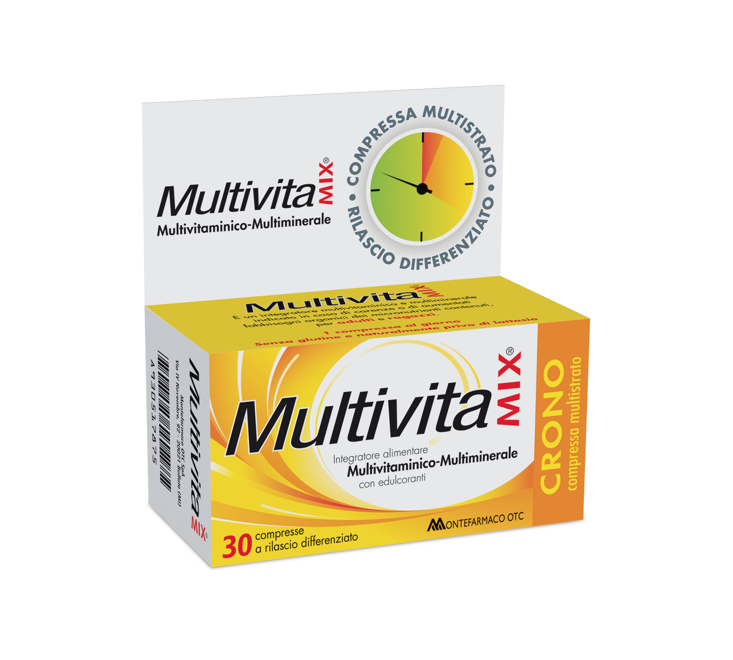 Montefarmaco Multivitamix Crono Integratore Multivitaminico