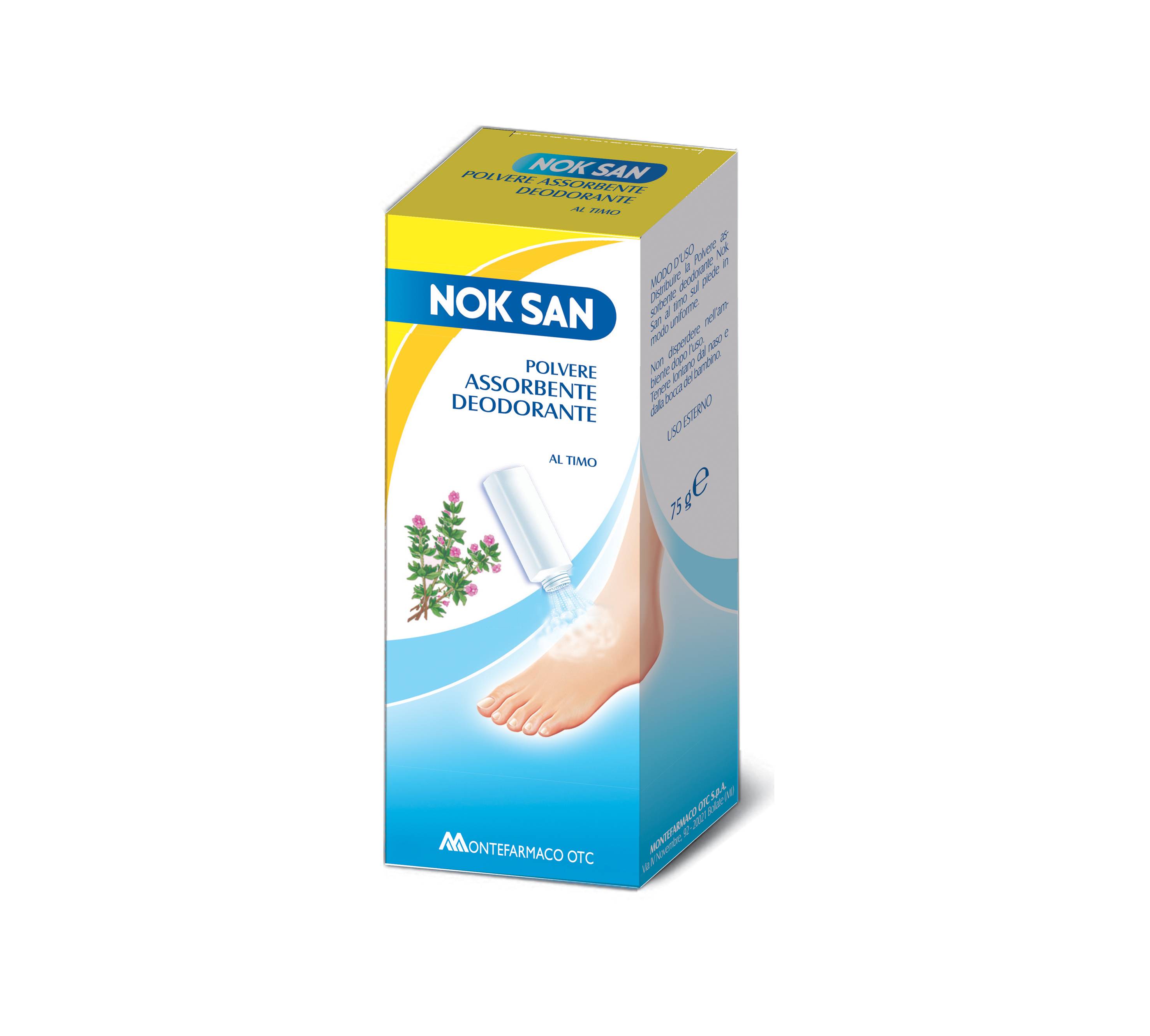 Montefarmaco Nok San Polvere Deodorante Al Timo per Piedi