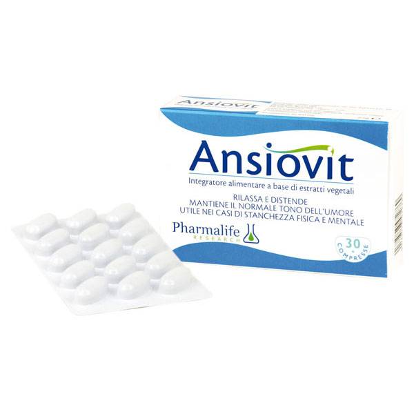 Pharmalife Research Ansiovit Integratore contro lo stress 30 compresse