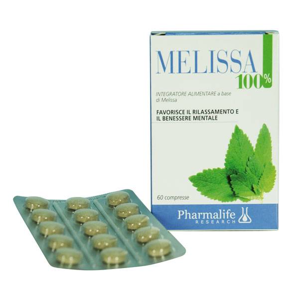 Pharmalife Research Melissa 100% Integratore per favorire il relax 60 compresse