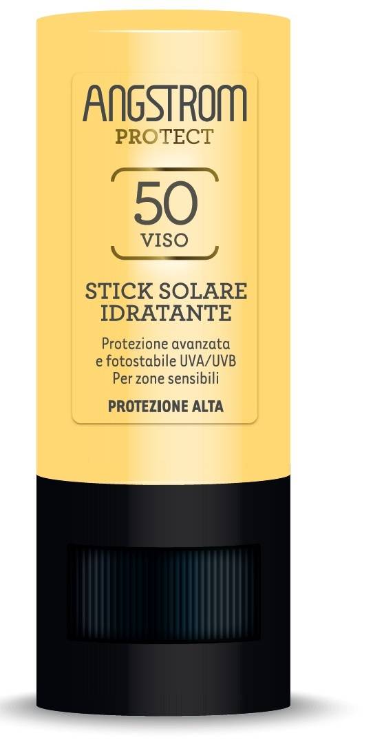 Angstrom Stick Solare Protettivo Invisibile 50+ per Labbra e Zone Fragili 8.5 ml
