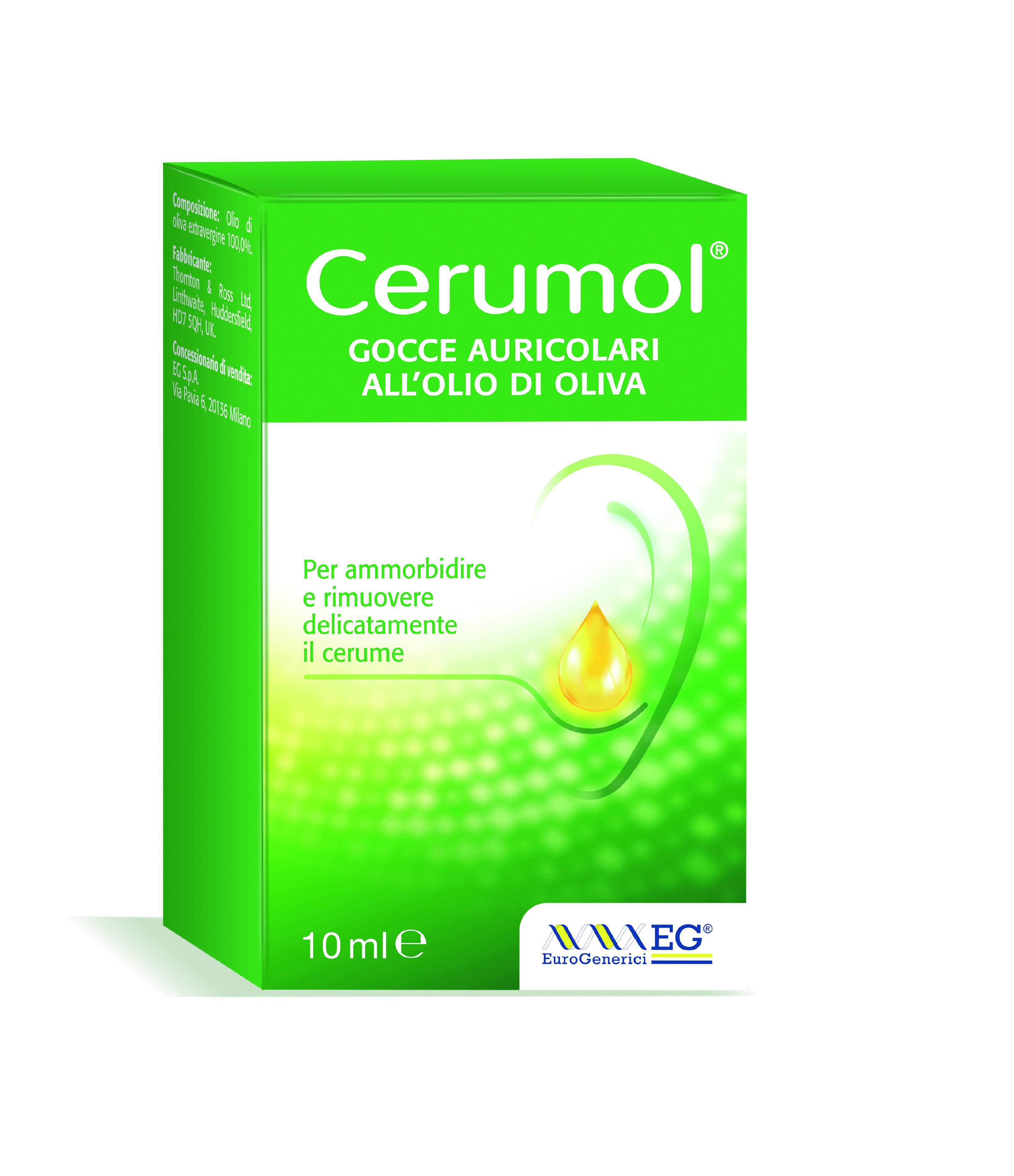 Eg Lab Cerumol Gocce Auricolari all'Olio di Olivo