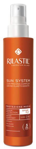 Rilastil Sun System Emulsione Spray Solare Protezione Solare Corpo SPF 15 200 ml