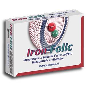 Nutragenetech Iron Folic Integratore di Ferro e Vitamine