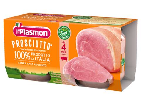 Plasmon Omogeneizzato al Prosciutto 2 x 80 g