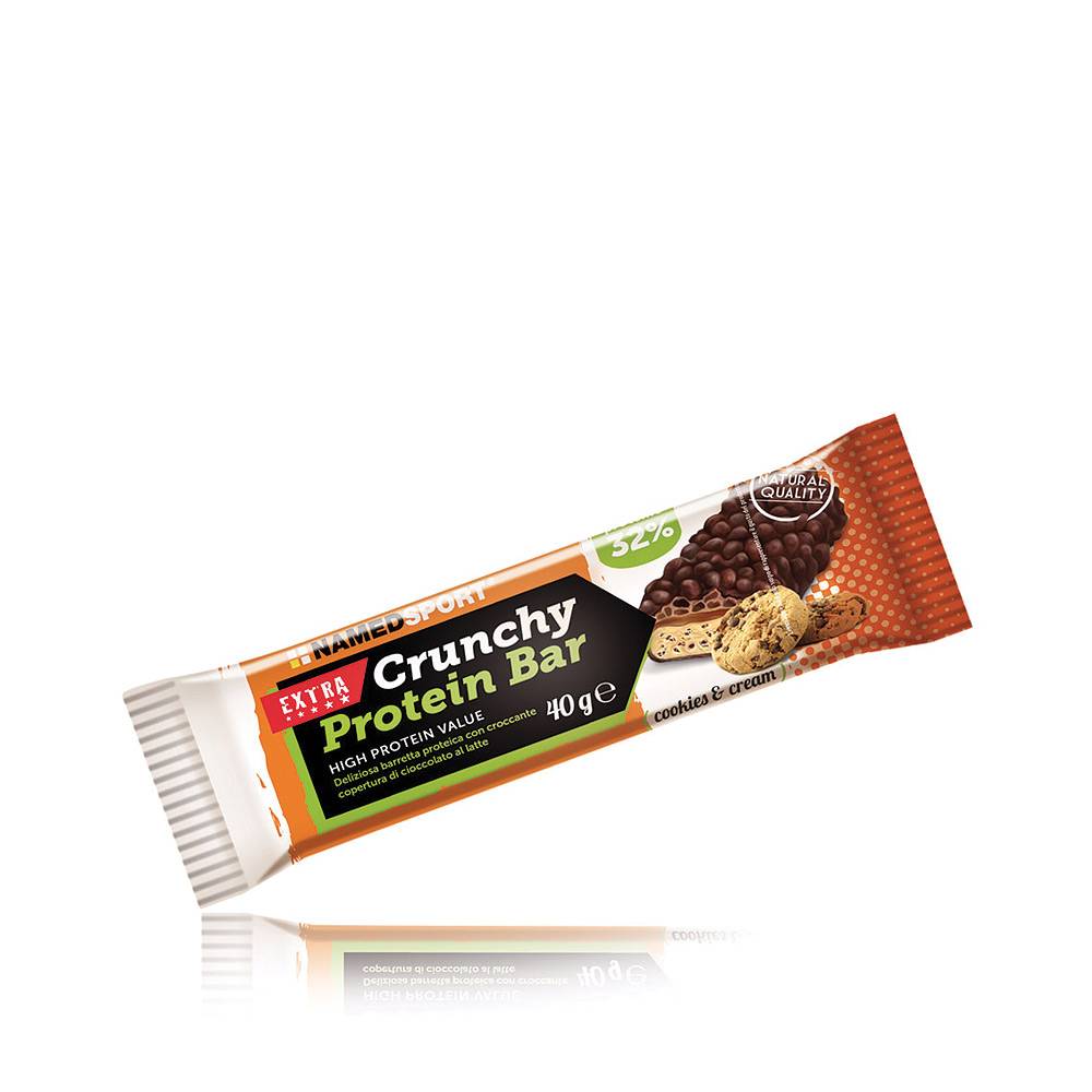Named Sport Crunchy Protein Bar Barretta Proteica per Sportivi 40 g - Gusto: Caramel - Vanilla