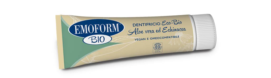 Emoform Bio Dentifricio Vegano con aloe vera ed echinacea 75 ml