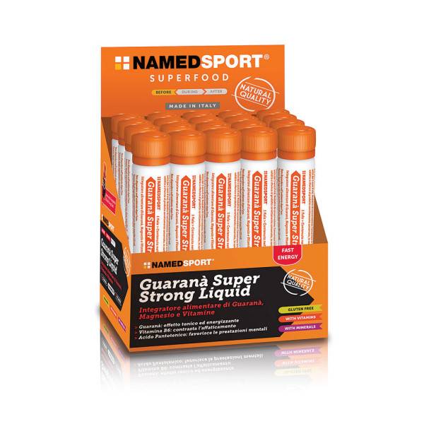 Named Sport Guaranà Super Strong Liquid Integratore Vitaminico per Sportivi 25 ml