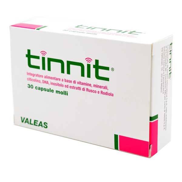Valeas Tinnit Integratore contro i disturbi dell'Udito 30 capsule