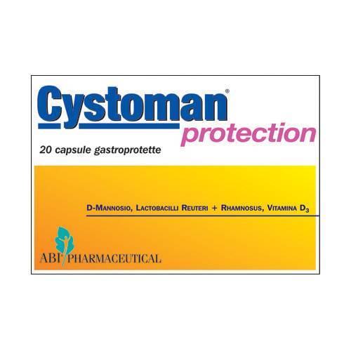 Abi Pharmaceutical Cystoman Protection Integratore per Cistiti 20 capsule