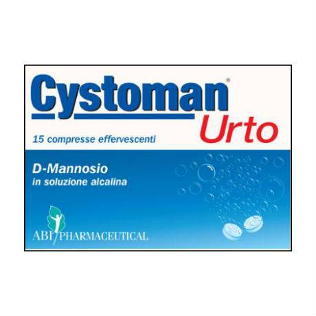 Abi Pharmaceuticals Cystoman Urto Integratore per le Cistiti 15 compresse effervescenti