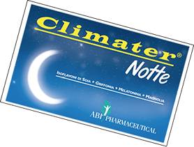 Abi Pharmaceuticals Climater Notte Integratore contro l'Insonnia in Menopausa