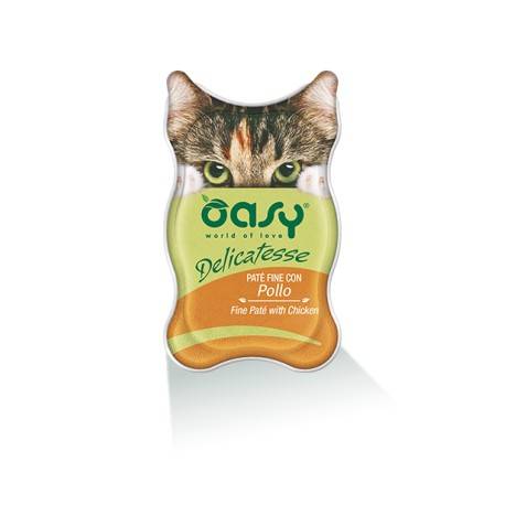 Oasy Delicatesse Patè per Gatti gusto pollo 85 g