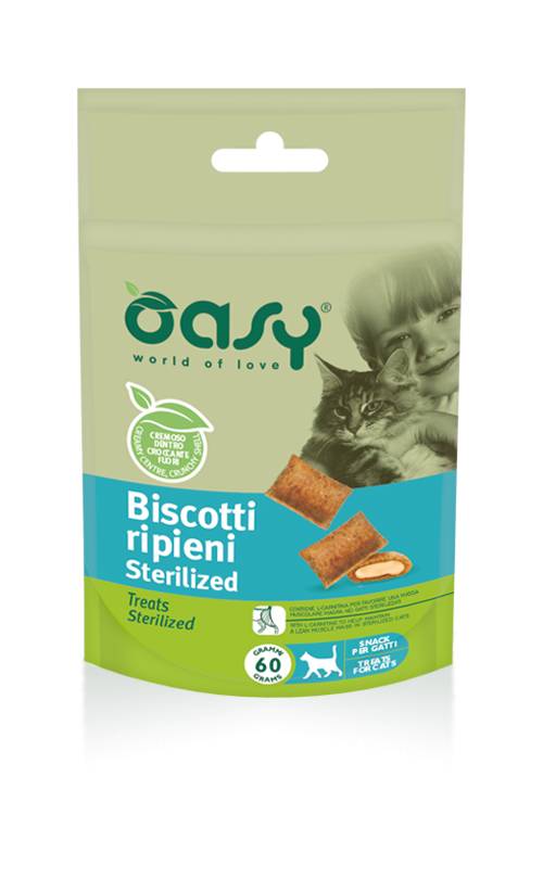 Oasy Sterilized Snack per Gatti Sterilizzati 60 g