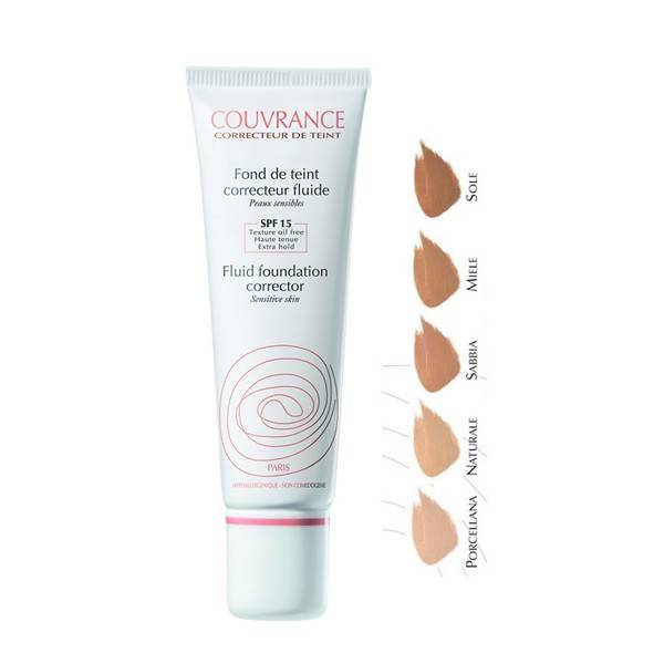 Avène Couvrance Fondotinta Correttore Fluido 30ml - Colore: Effetto Sole