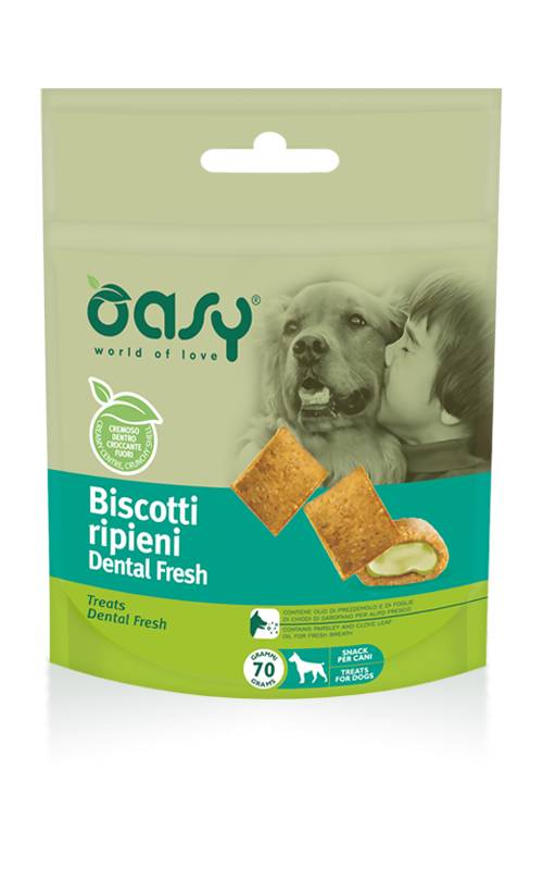 Oasy Dental Fresh Snack per Cani per un alito Fresco 70 g