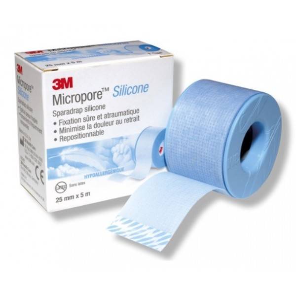 3M Micropore Cerotto in Silicone Misura 2,5 x 500 CM