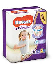 Huggies Pannolini Mutandina Taglia 5 (12 - 17 kg) 14 pezzi