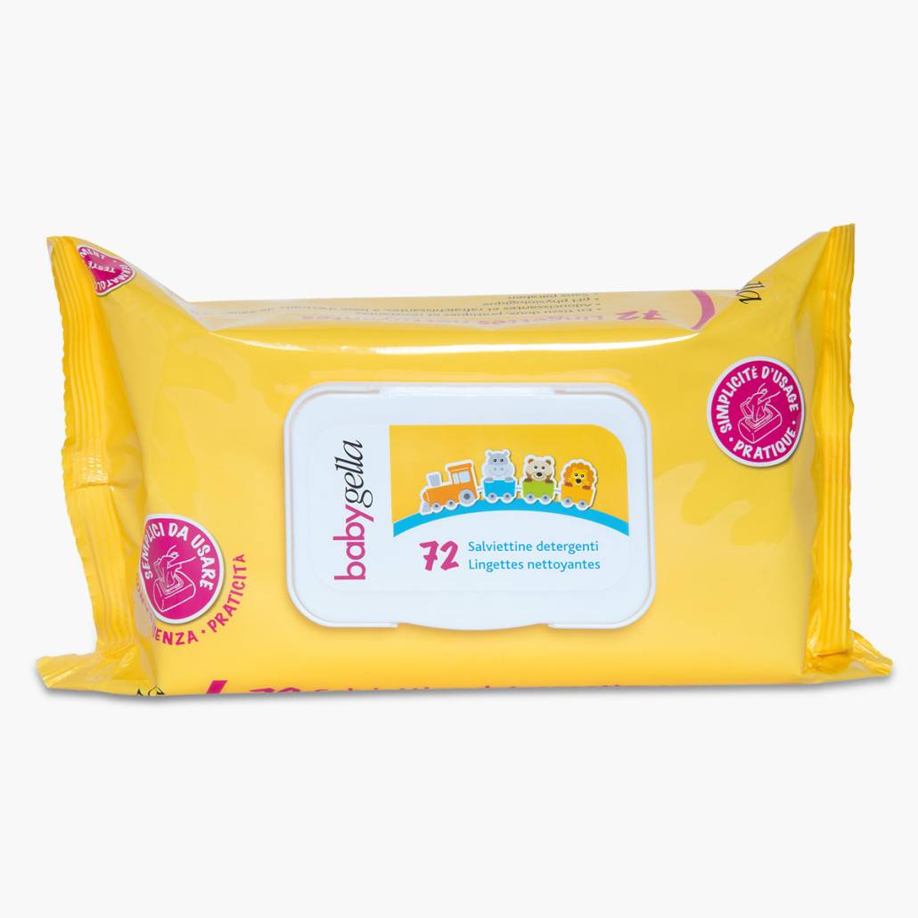 Babygella Salviettine Detergenti 72 salviette