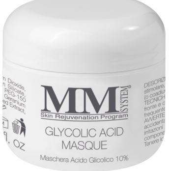 MM System Glycolic Acid Masque Maschera Viso Nutriente con Acido Glicolico 10% 75 ml