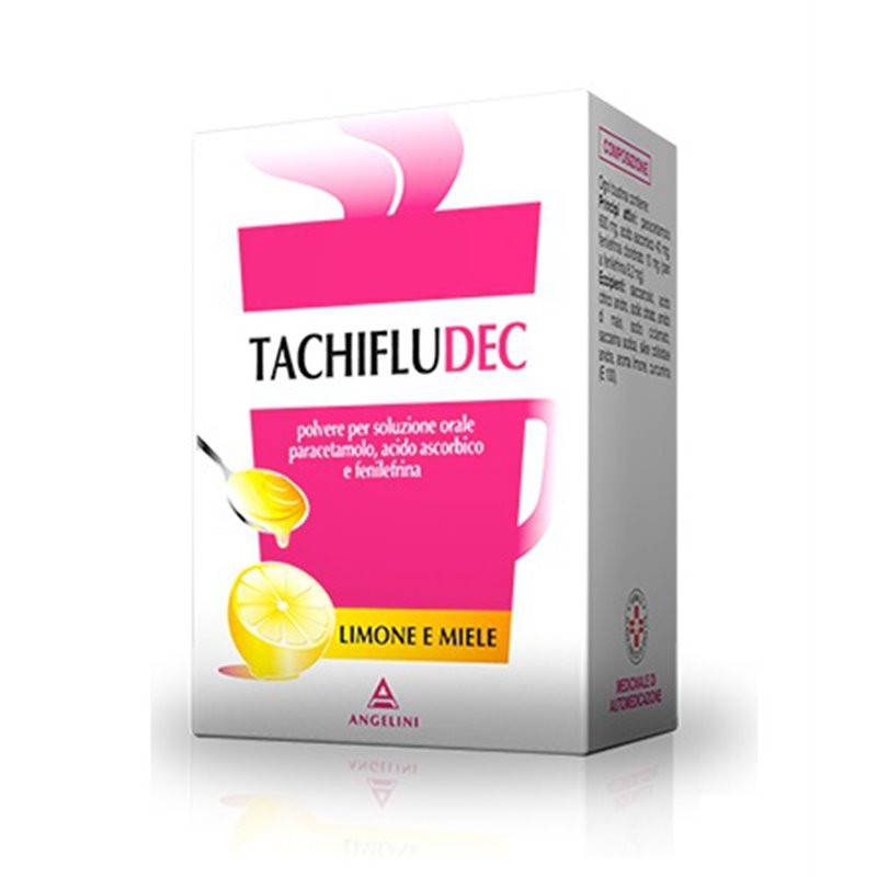 Tachifludec Paracetamolo Gusto Limone e Miele - Formato: 10 bustine