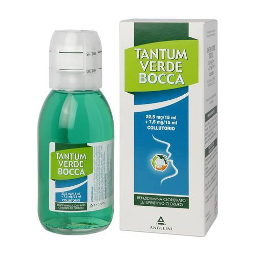 Tantum Verde Bocca 22,5 mg/15 ml + 7,5 mg/15 ml Collutorio - 120 ml