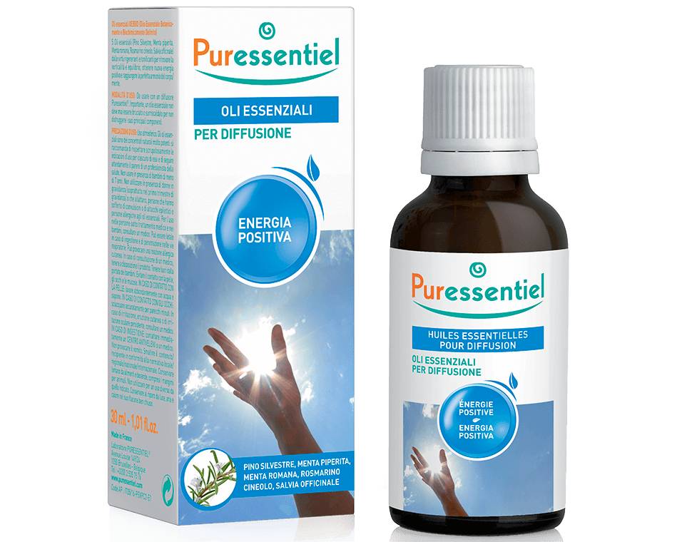 Puressentiel Oli Essenziali per Diffusione Energia Positiva 30 ml