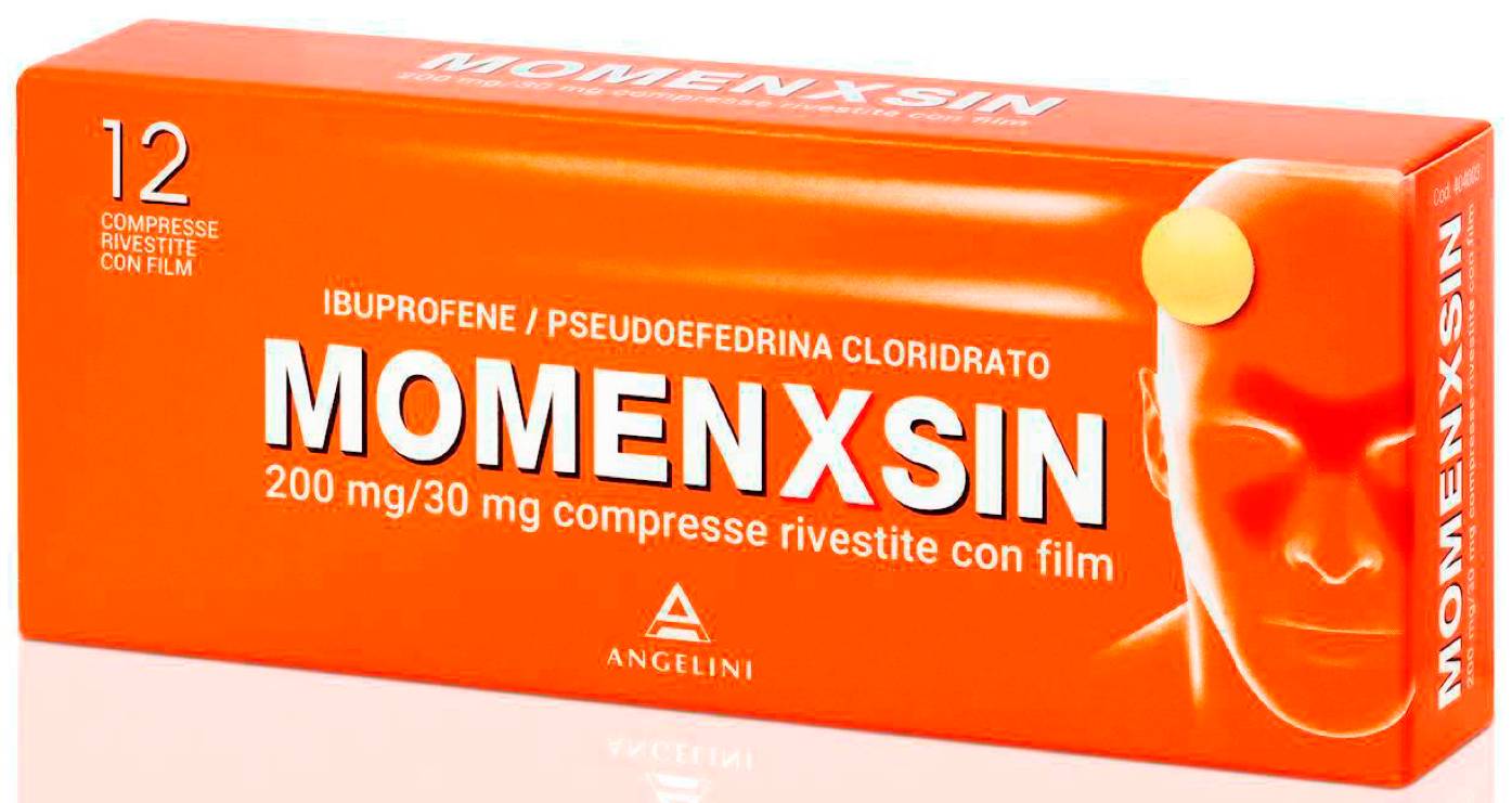 Momenxsin 200 mg/30 mg Compresse