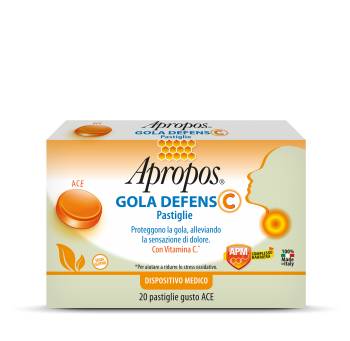 Apropos Gola Defens C Pastiglie Gola Gusto Ace 20 Pastiglie