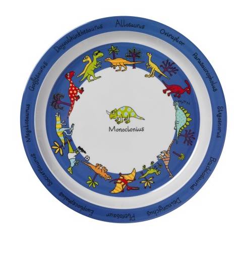 Tyrrell Katz Piatto Piano per Bambini Fantasia Dinosauri