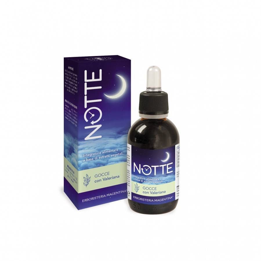 Erboristeria Magentina Notte Gocce con Valeriana Integratore per Dormire 50 ml